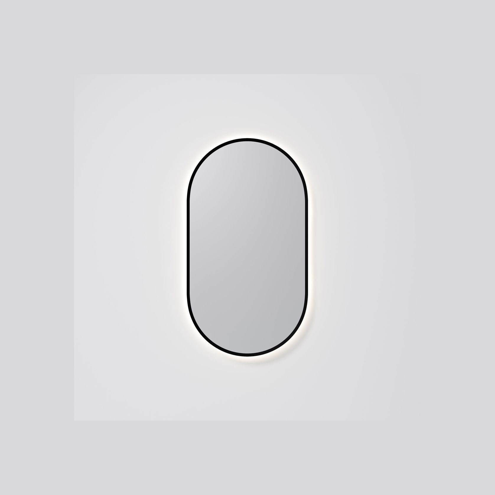 Aura Oval 500x1050 LED Mirror gallery detail image