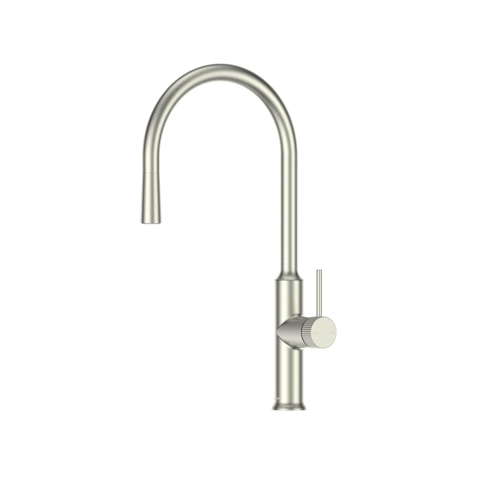 Nature Lineare Pull Down Sink Mixer | Textured Handle gallery detail image