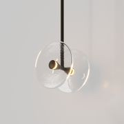 Coral Duo Rod Pendant - Clear gallery detail image