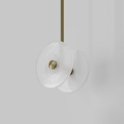 Coral Duo Rod Pendant - Frosted gallery detail image