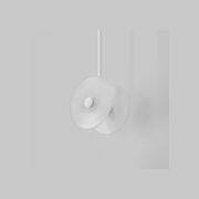 Coral Duo Rod Pendant - Frosted gallery detail image