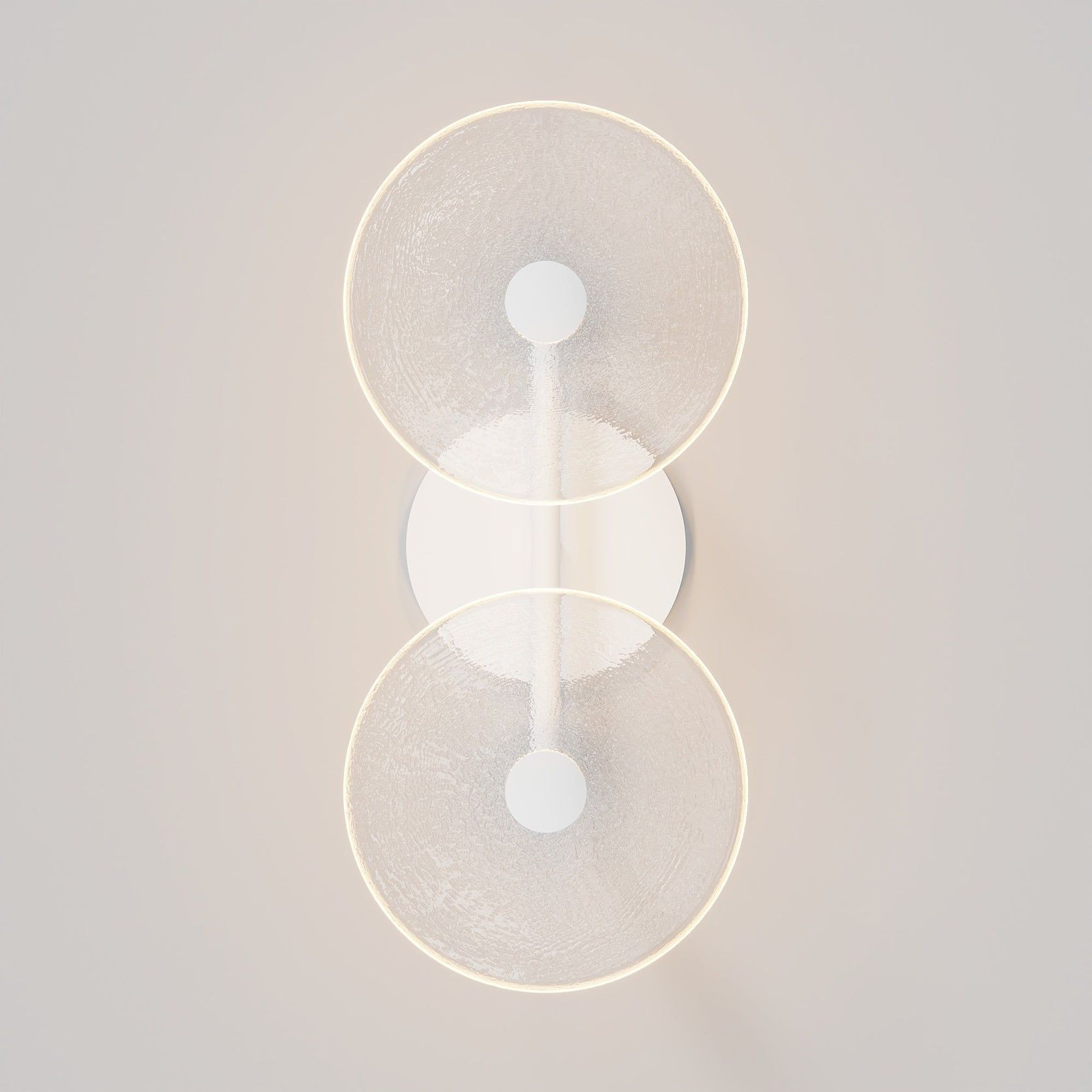 Coral Duo Rod Wall Light - (Centered) gallery detail image