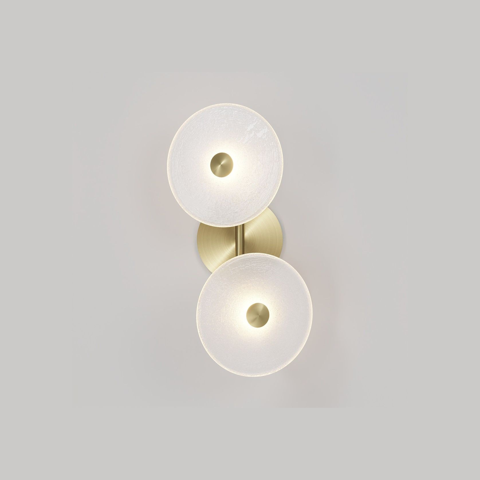 Coral Duo Rod Wall Light - (Off-Centered) gallery detail image