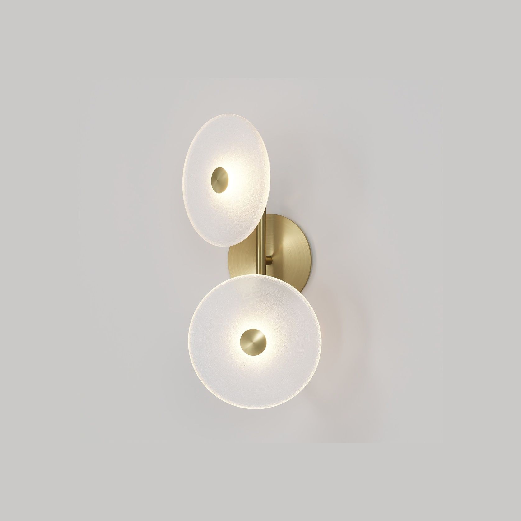 Coral Duo Rod Wall Light - (Off-Centered) gallery detail image