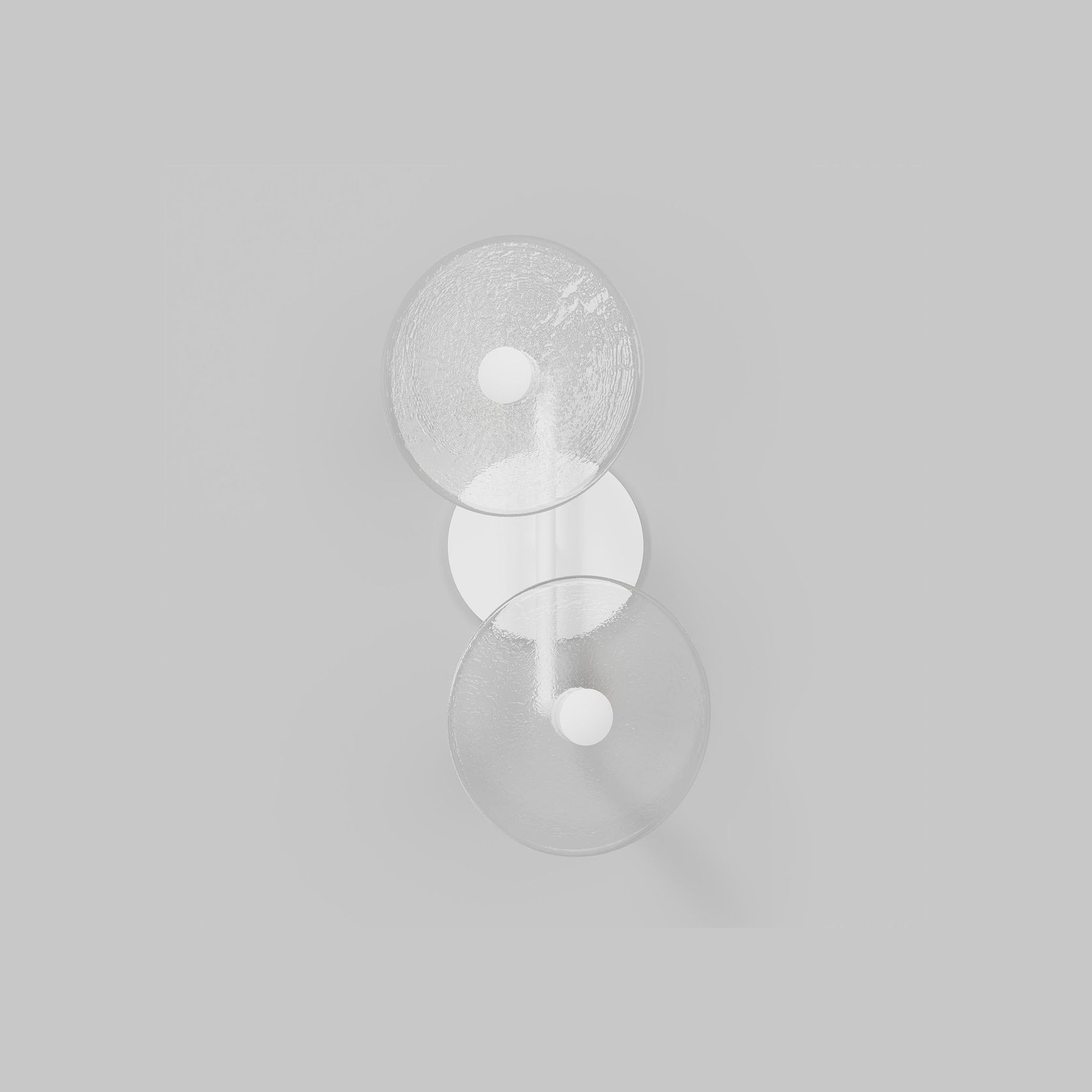 Coral Duo Rod Wall Light - (Off-Centered) gallery detail image