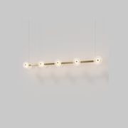 Coral Linear Bar Pendant - Frosted Glass gallery detail image