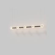 Coral Linear Bar Pendant - Frosted Glass gallery detail image