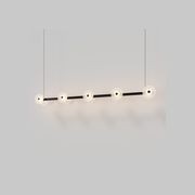 Coral Linear Bar Pendant - Frosted Glass gallery detail image
