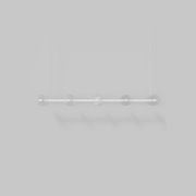 Coral Linear Bar Pendant - Clear Glass gallery detail image