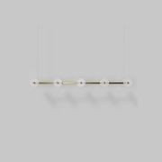 Coral Linear Bar Pendant - Frosted Glass gallery detail image