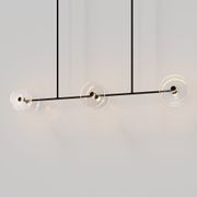 Coral Linear Rod Pendant (Six Coral Pieces) gallery detail image