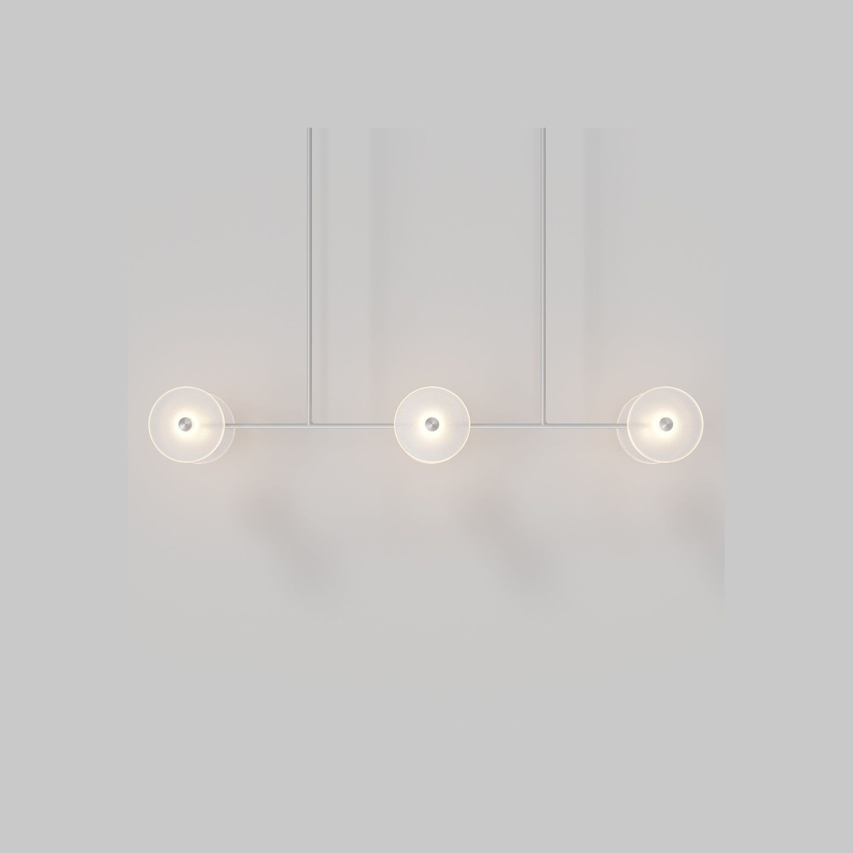 Coral Linear Rod Pendant (Six Coral Pieces) gallery detail image