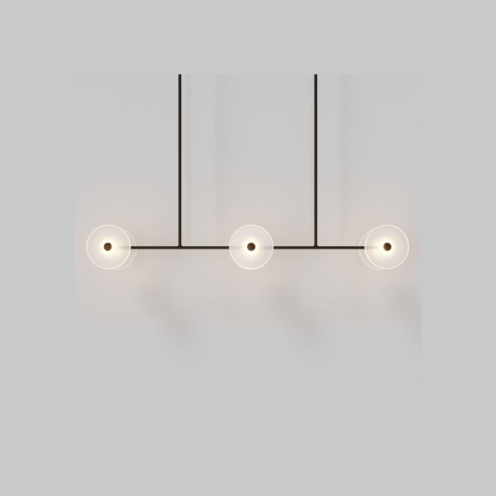 Coral Linear Rod Pendant (Six Coral Pieces) gallery detail image