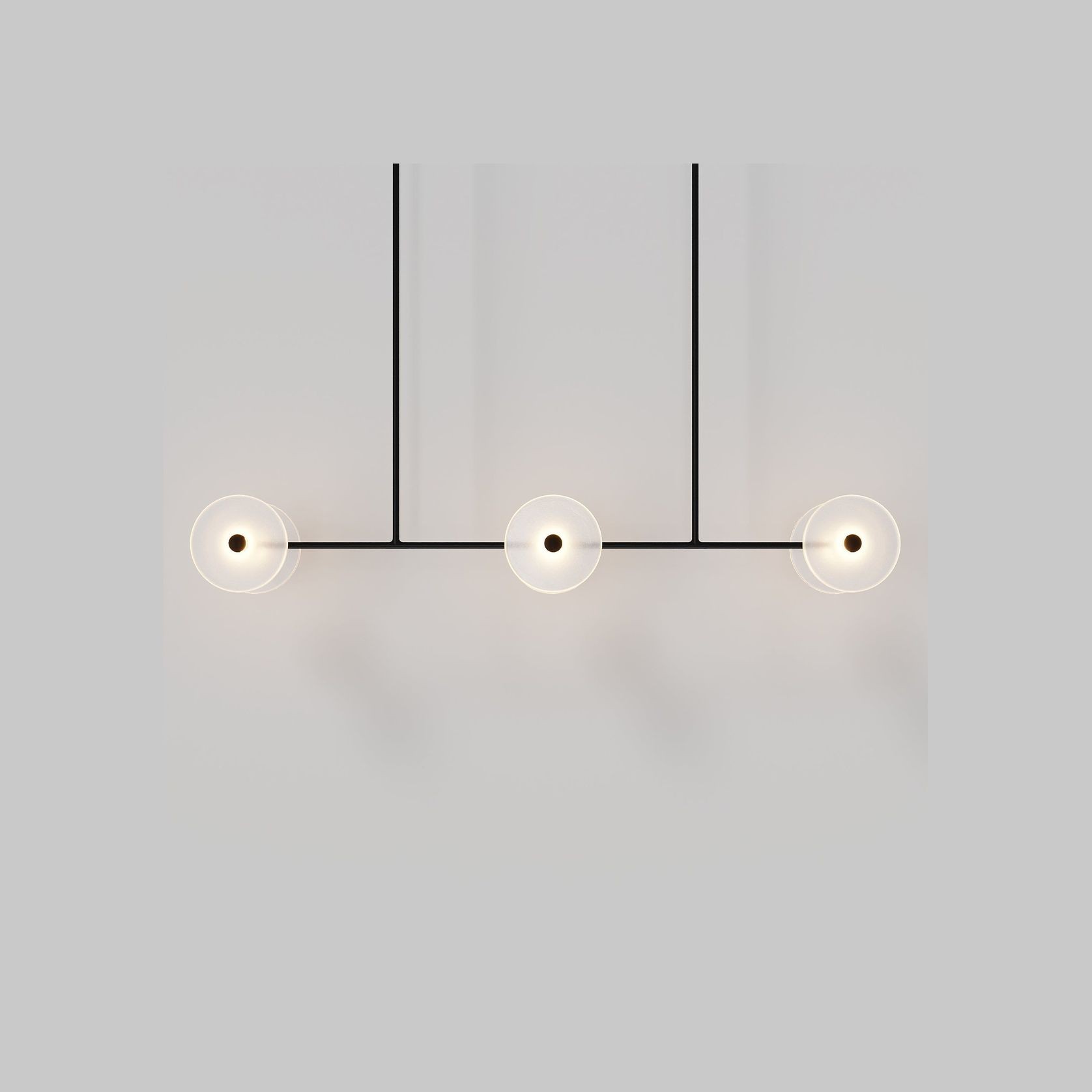 Coral Linear Rod Pendant (Six Coral Pieces) gallery detail image