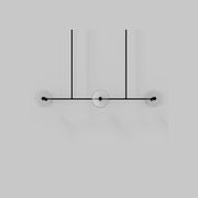 Coral Linear Rod Pendant (Six Coral Pieces) gallery detail image