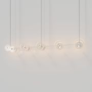 Coral Linear Rod Pendant (Ten Coral Pieces) gallery detail image