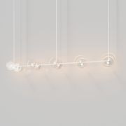 Coral Linear Rod Pendant (Ten Coral Pieces) gallery detail image