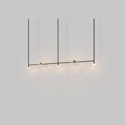 Coral Linear Rod Pendant (Seven Coral Pieces) gallery detail image