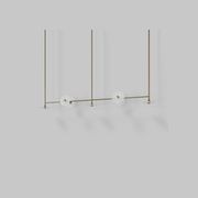 Coral Linear Rod Pendant (Seven Coral Pieces) gallery detail image