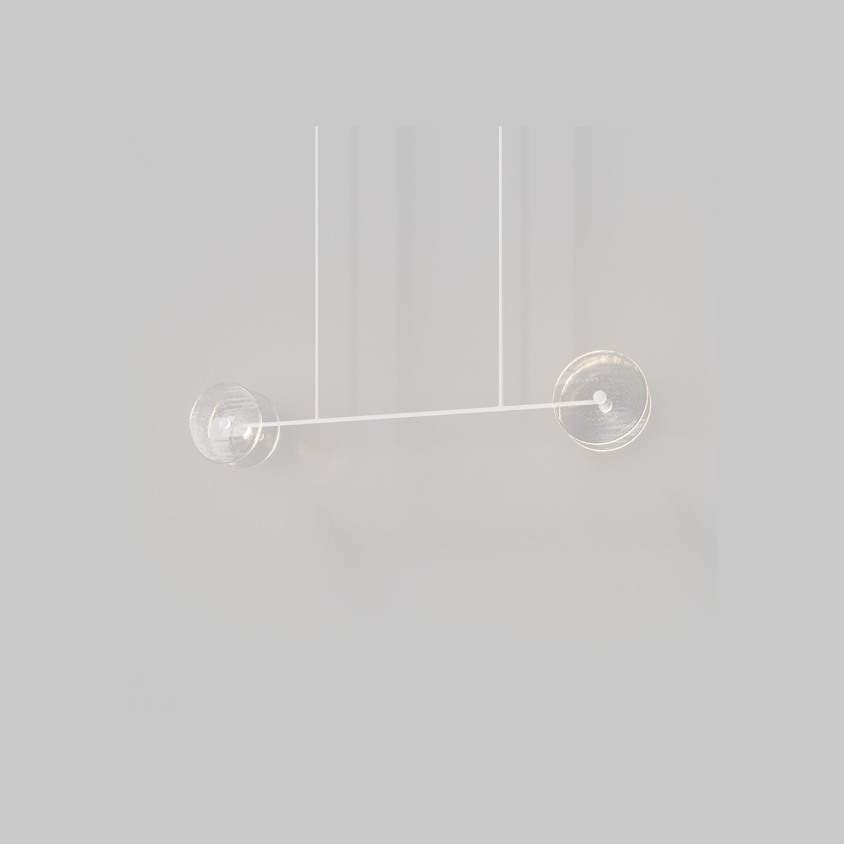 Coral Linear Rod Pendant ( Four Coral Pieces ) gallery detail image