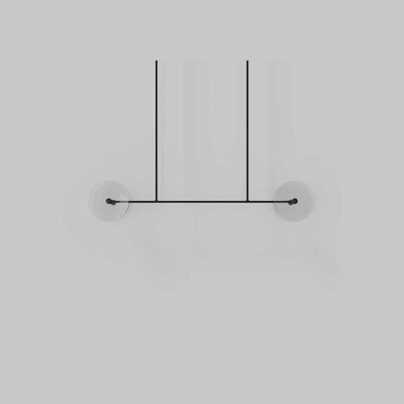 Coral Linear Rod Pendant ( Four Coral Pieces ) gallery detail image