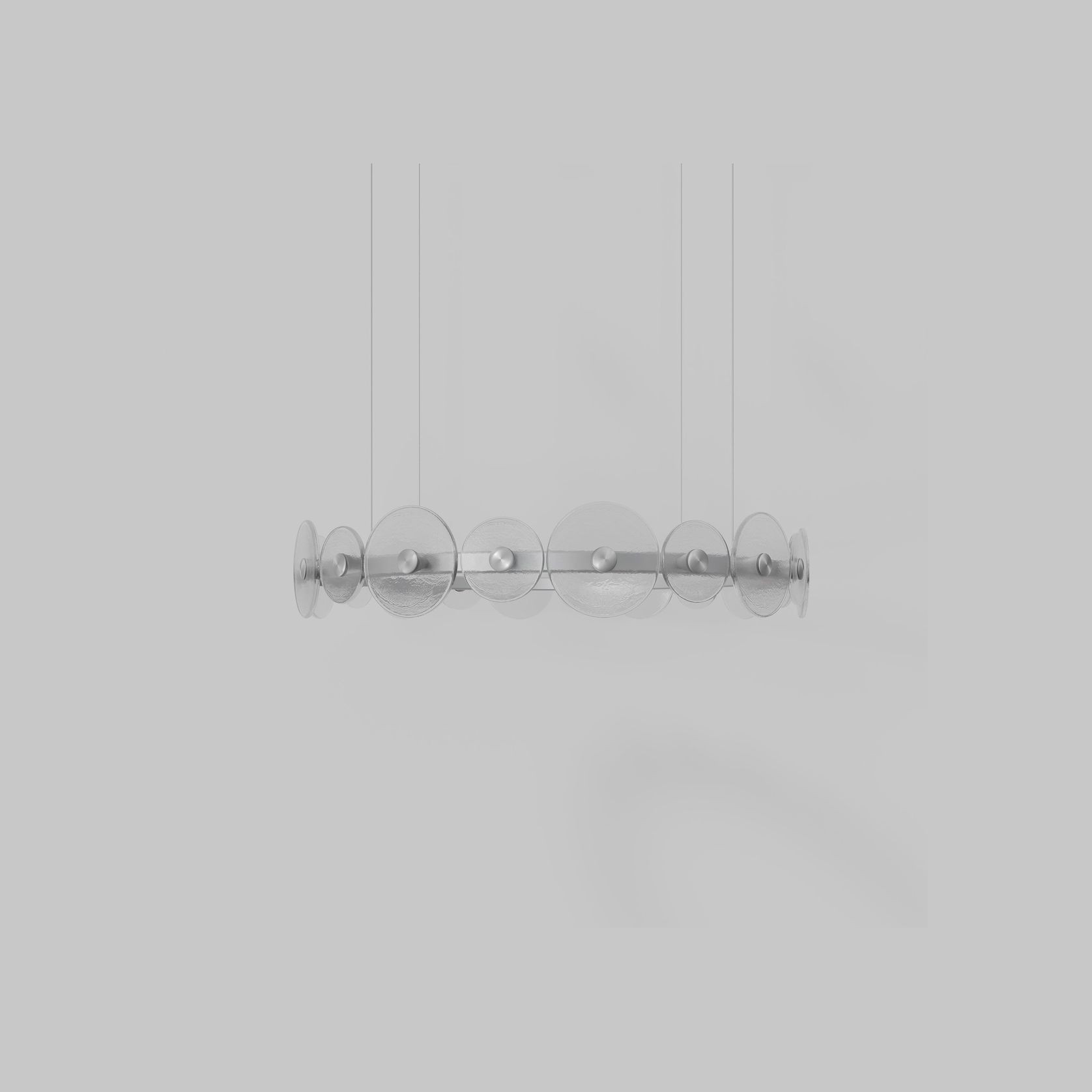 Coral Ring Pendant (20) - Clear Glass gallery detail image