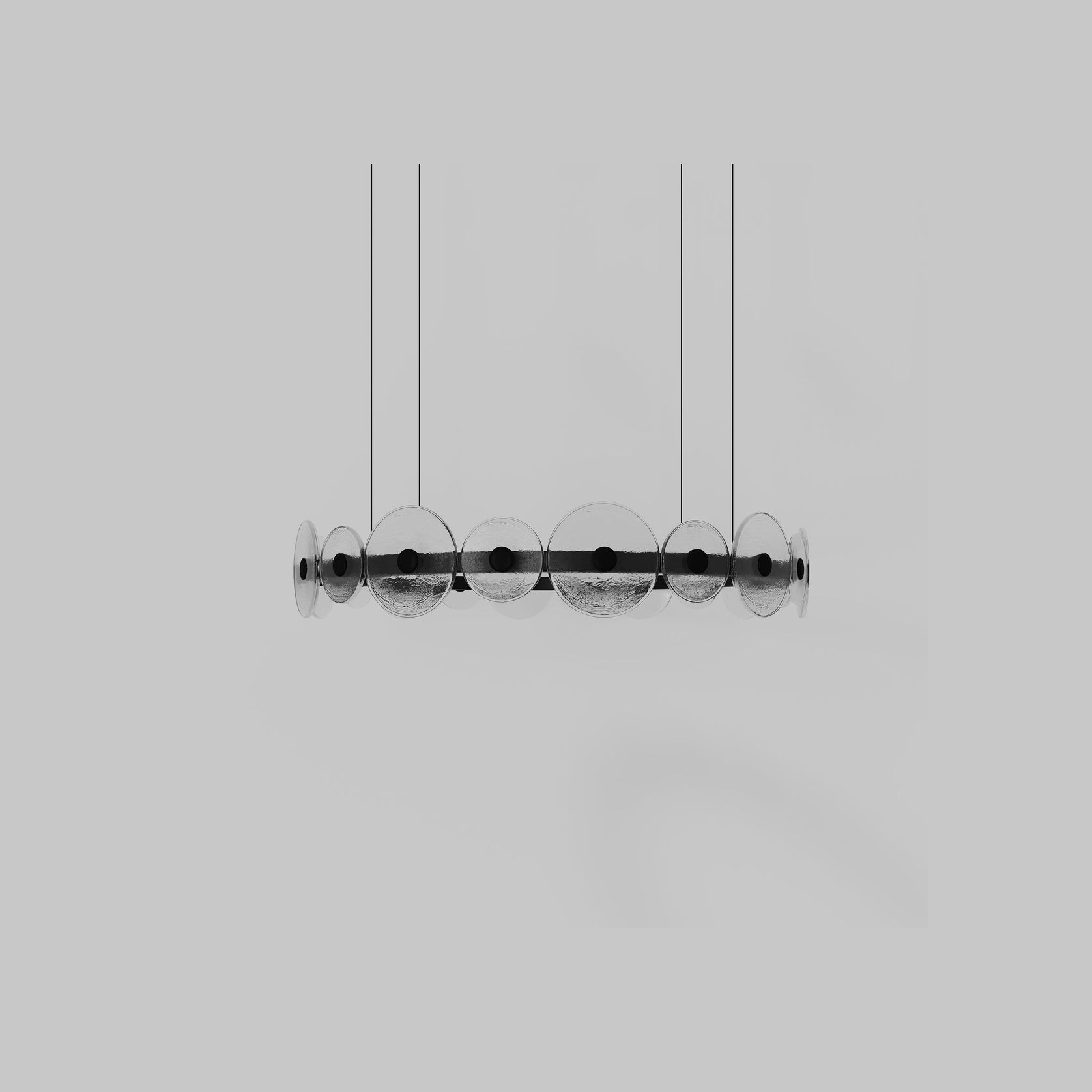 Coral Ring Pendant (20) - Clear Glass gallery detail image