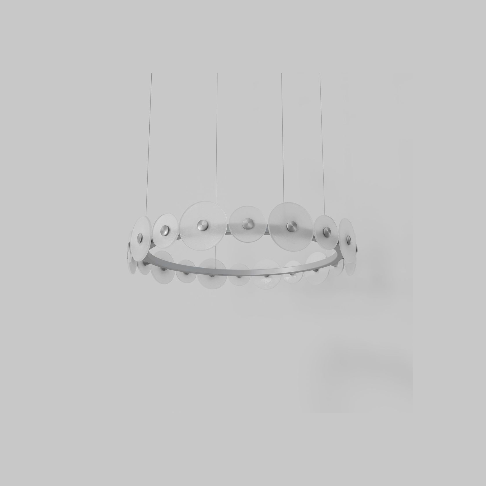 Coral Ring Pendant (20) - Frosted Glass gallery detail image