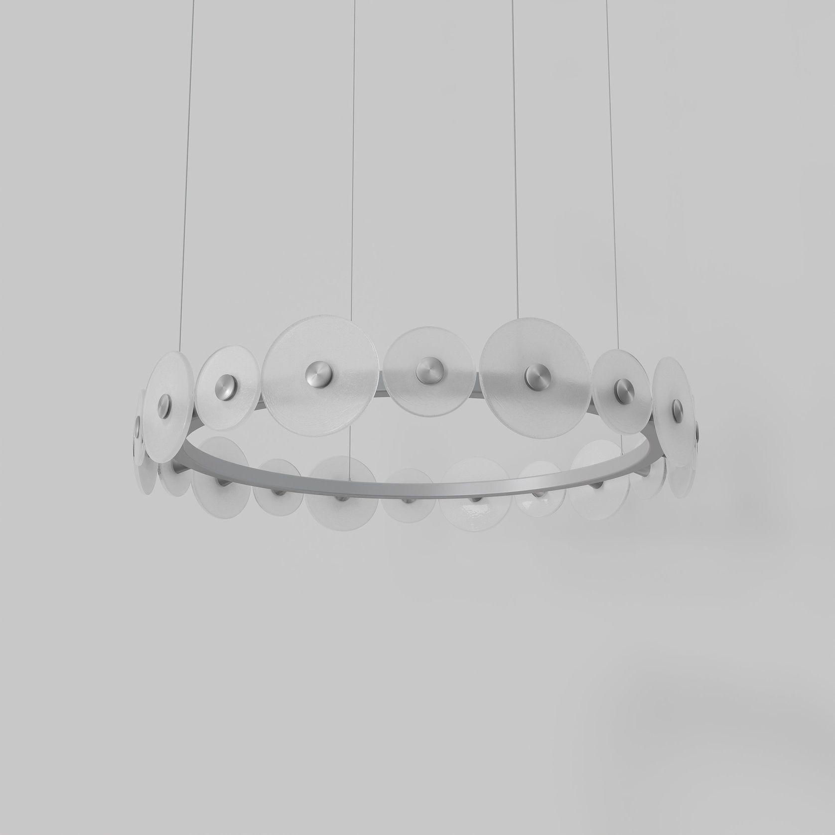 Coral Ring Pendant (20) - Frosted Glass gallery detail image