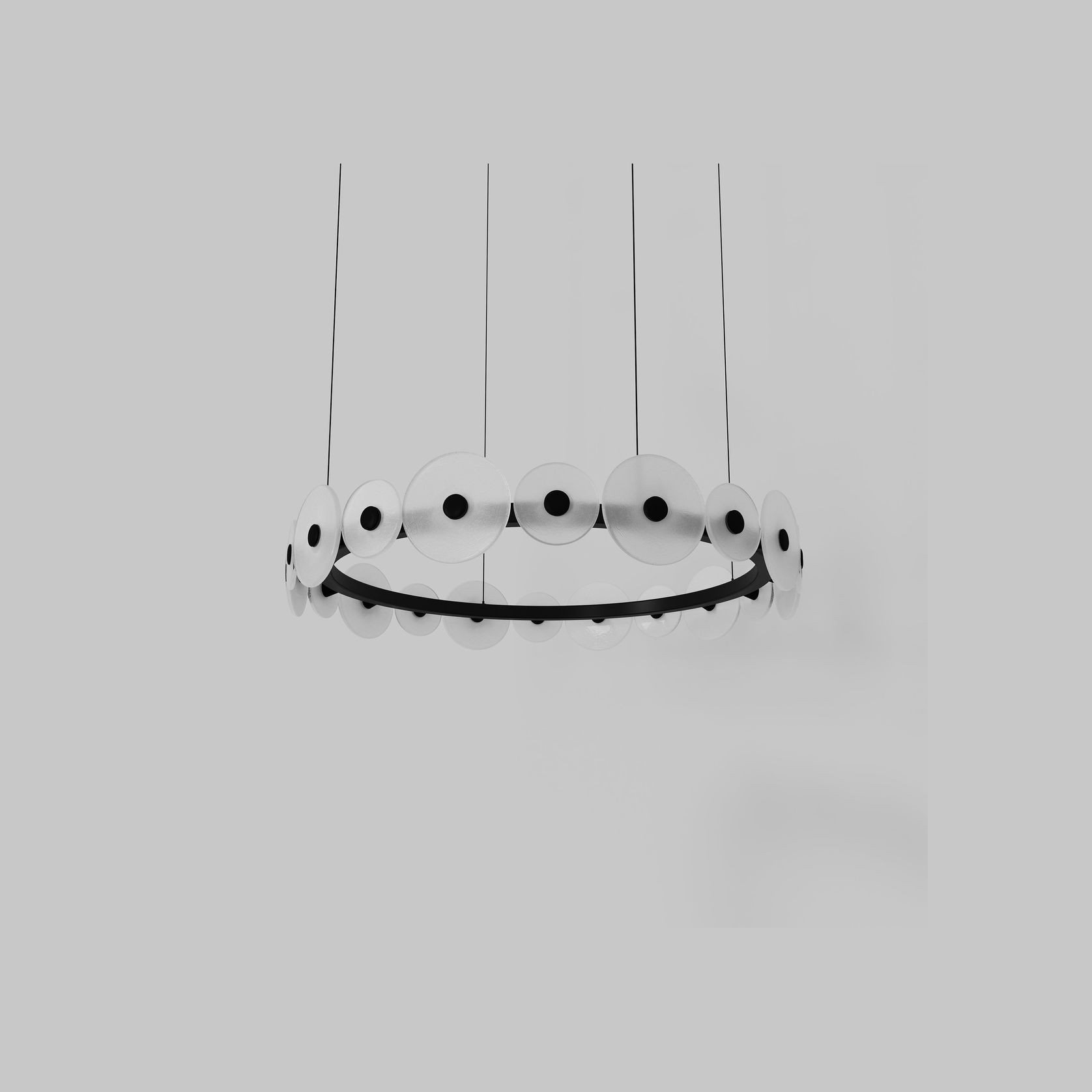 Coral Ring Pendant (20) - Frosted Glass gallery detail image