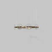 Coral Ring Pendant (10) - Clear Glass gallery detail image