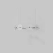 Coral Ring Pendant (10) - Frosted Glass gallery detail image