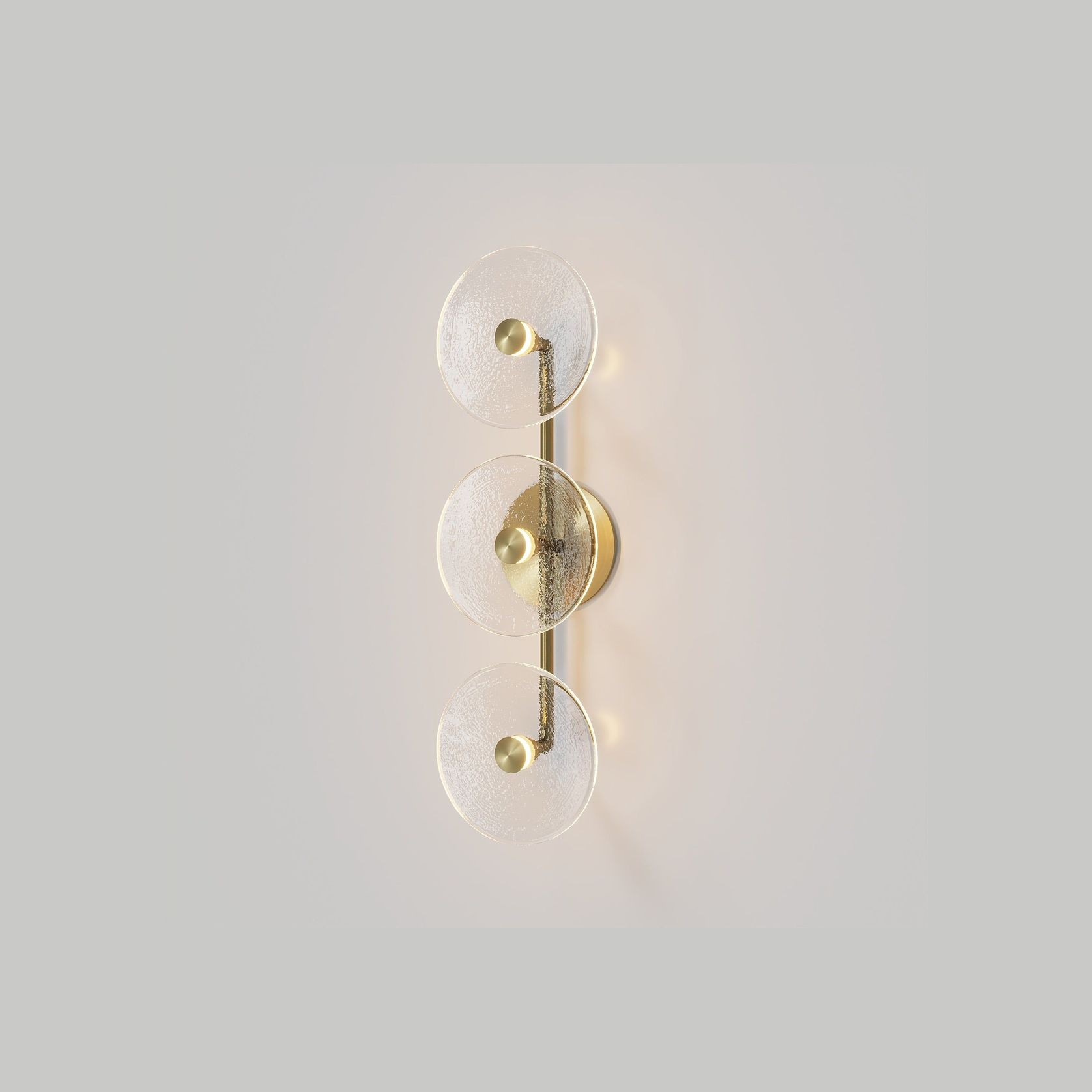 Coral Trio Rod Wall Light - (Centered) gallery detail image