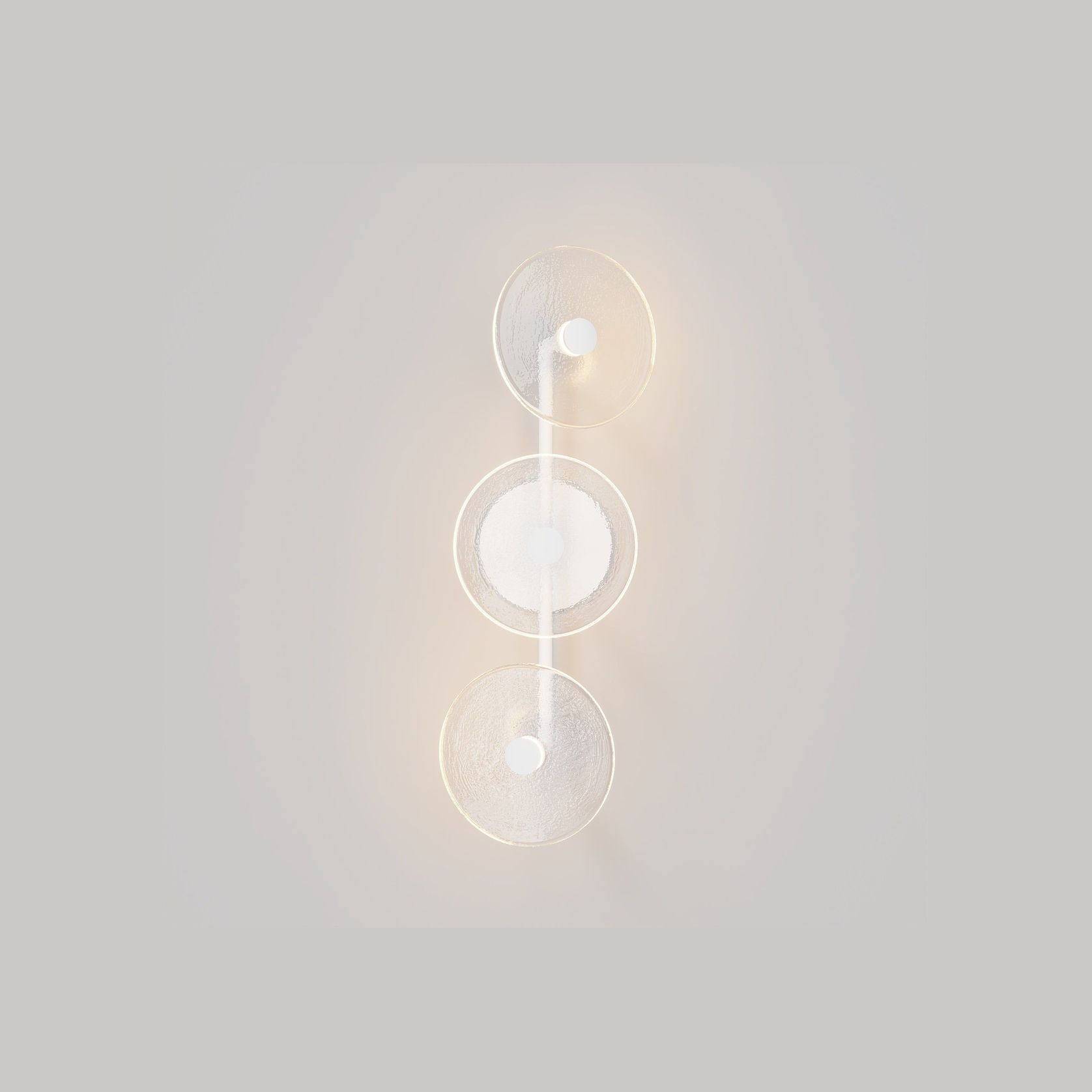 Coral Trio Rod Wall Light - (Off-Centered) gallery detail image