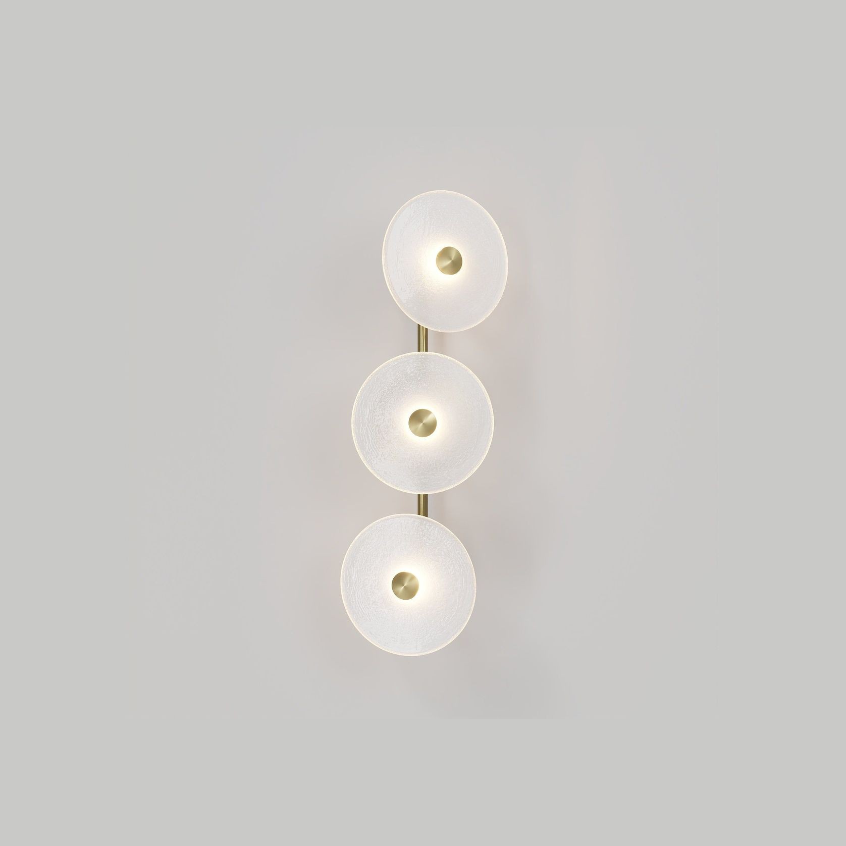 Coral Trio Rod Wall Light - (Off-Centered) gallery detail image