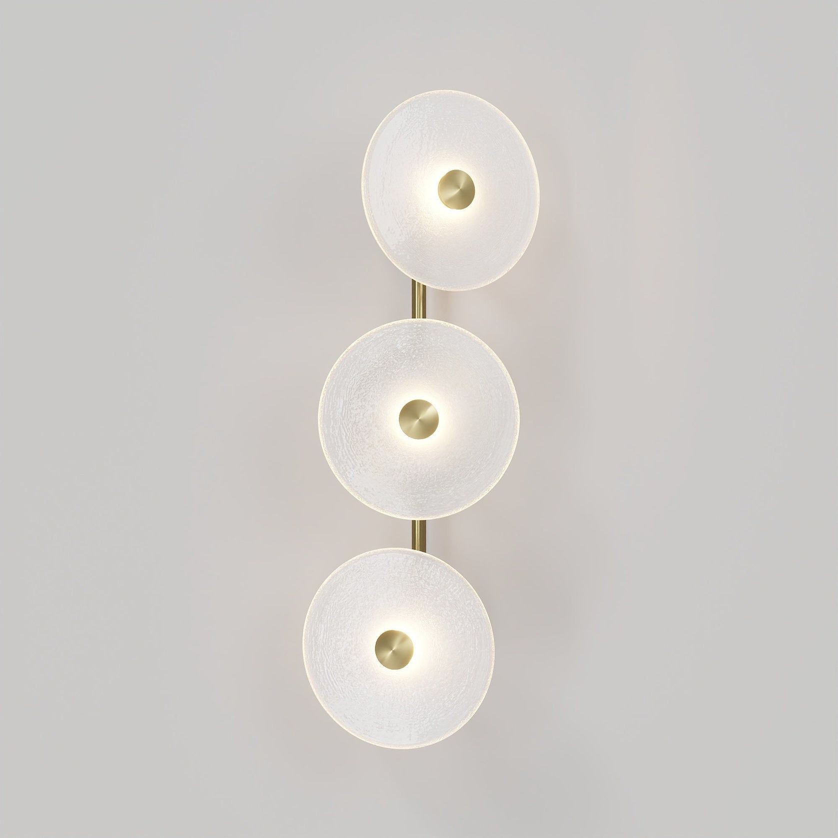 Coral Trio Rod Wall Light - (Off-Centered) gallery detail image