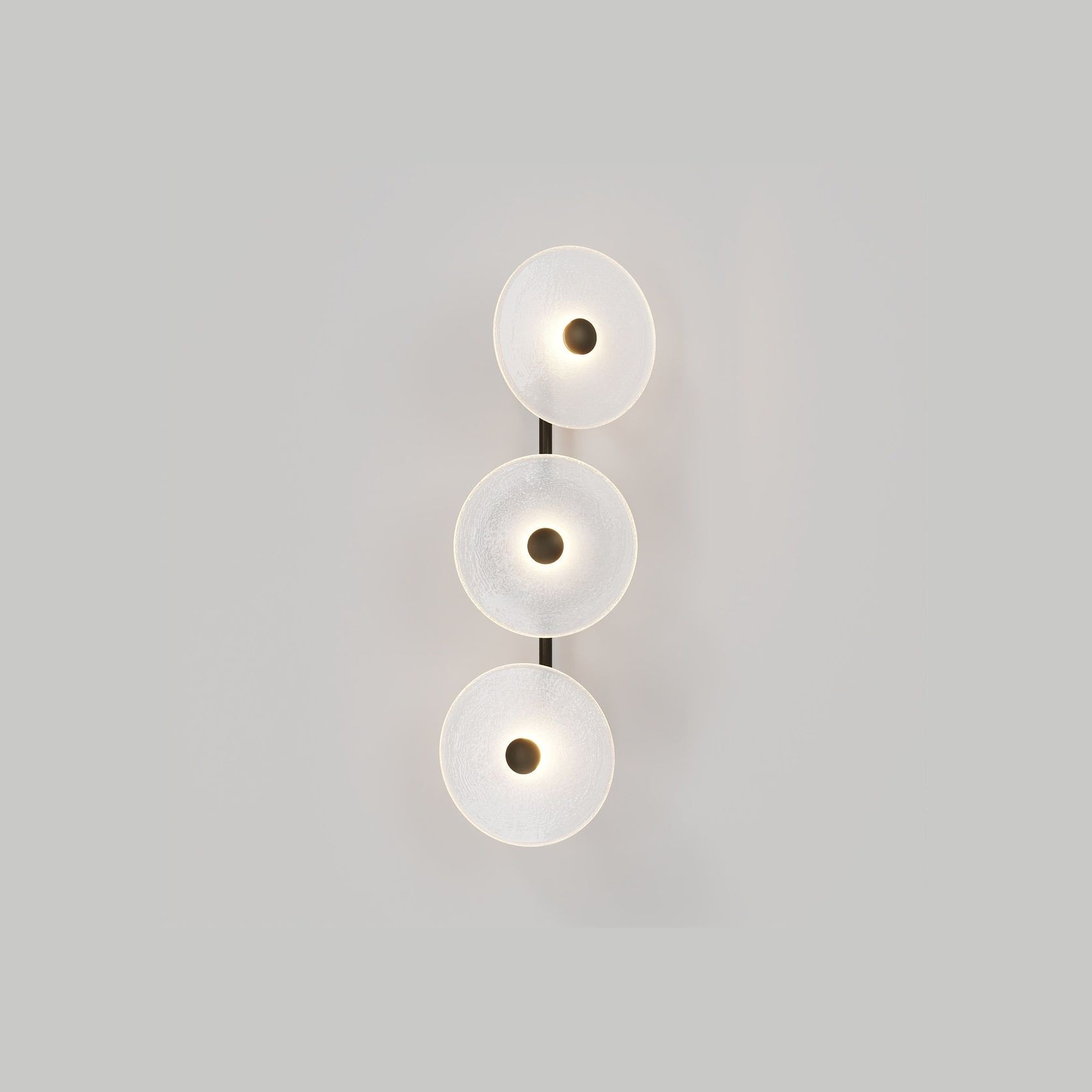 Coral Trio Rod Wall Light - (Off-Centered) gallery detail image