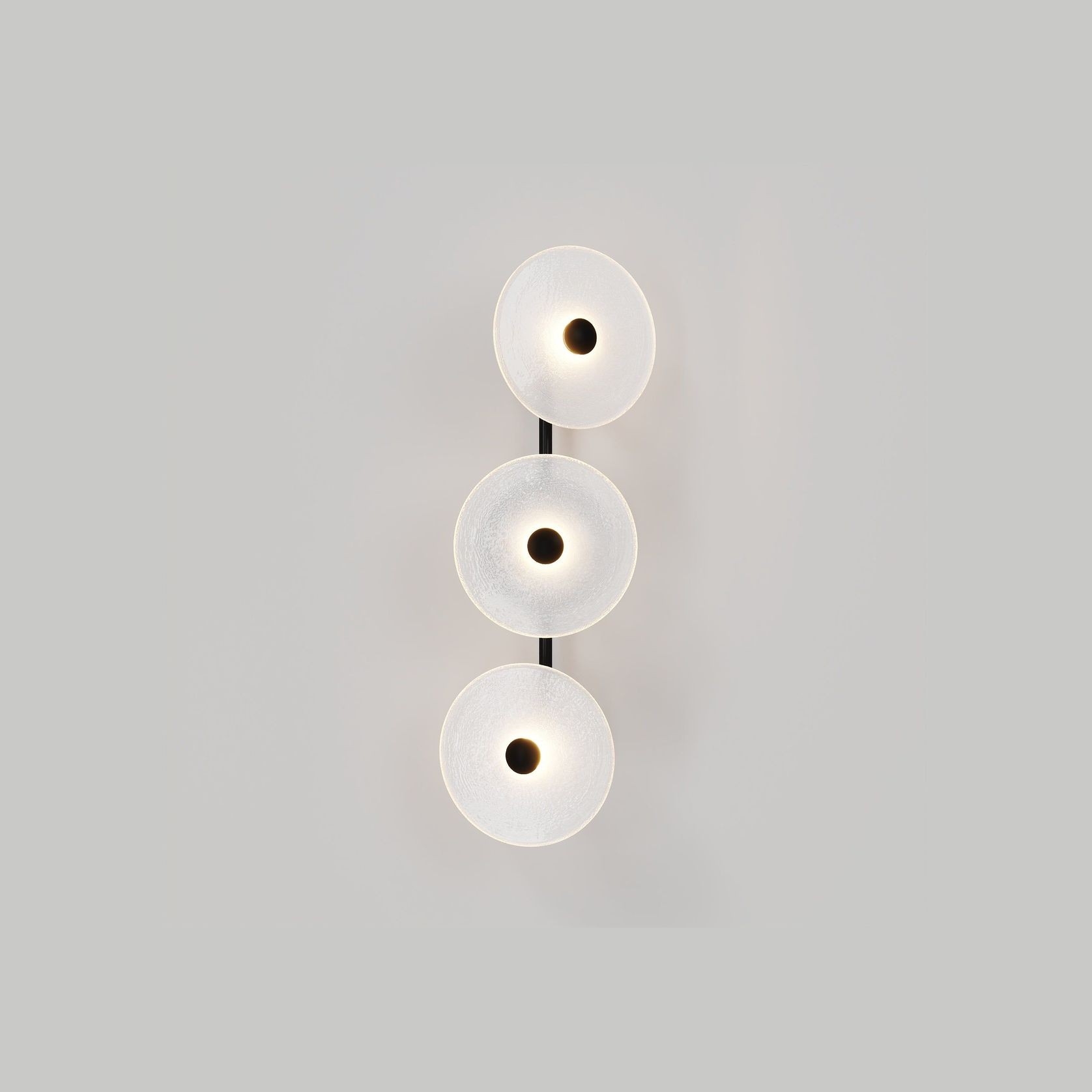 Coral Trio Rod Wall Light - (Off-Centered) gallery detail image