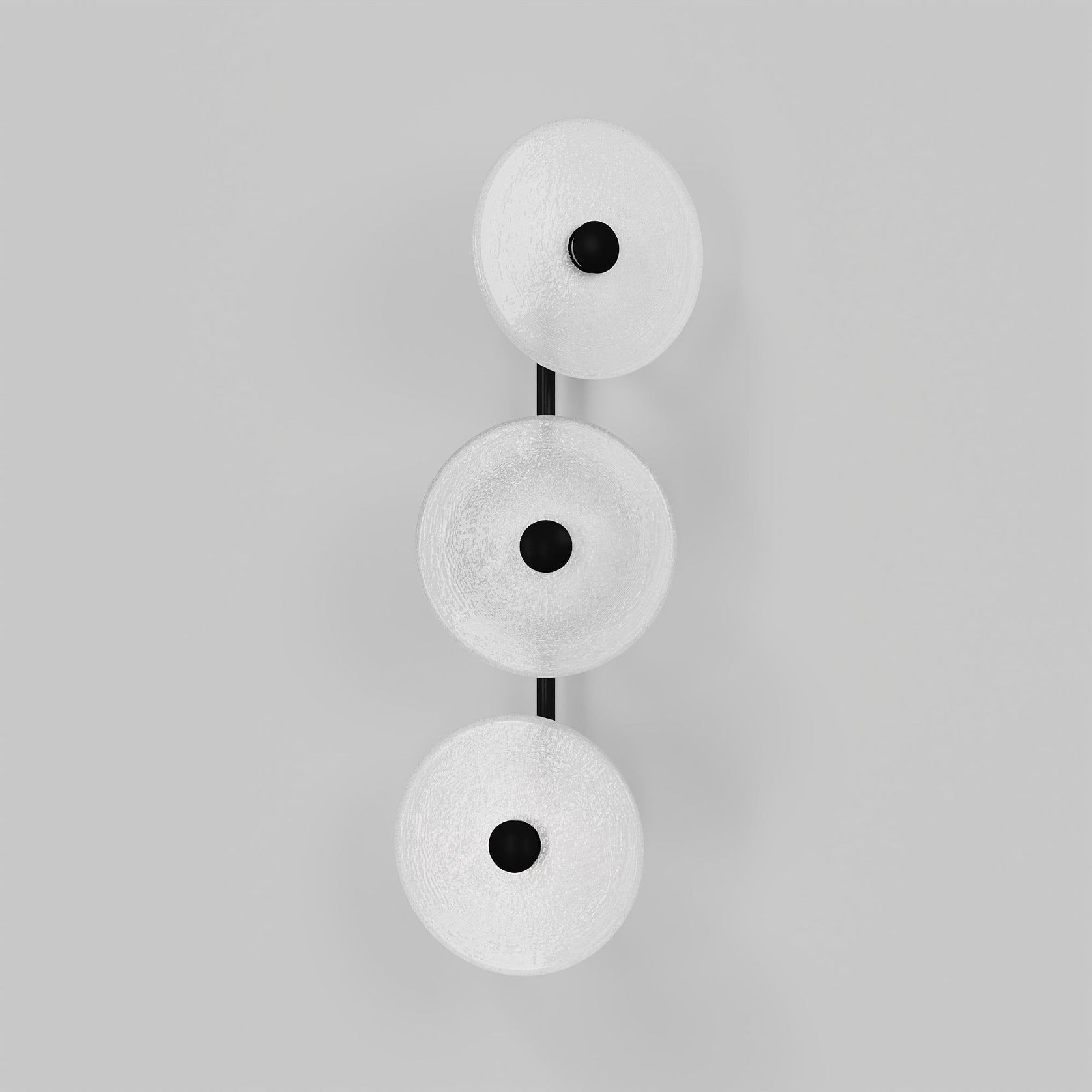 Coral Trio Rod Wall Light - (Off-Centered) gallery detail image