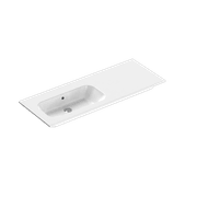 Casello 1200 Left Basin Vanity Top Gloss White gallery detail image