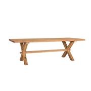 Sovereign Teak X-leg Dining Set-3PCS gallery detail image
