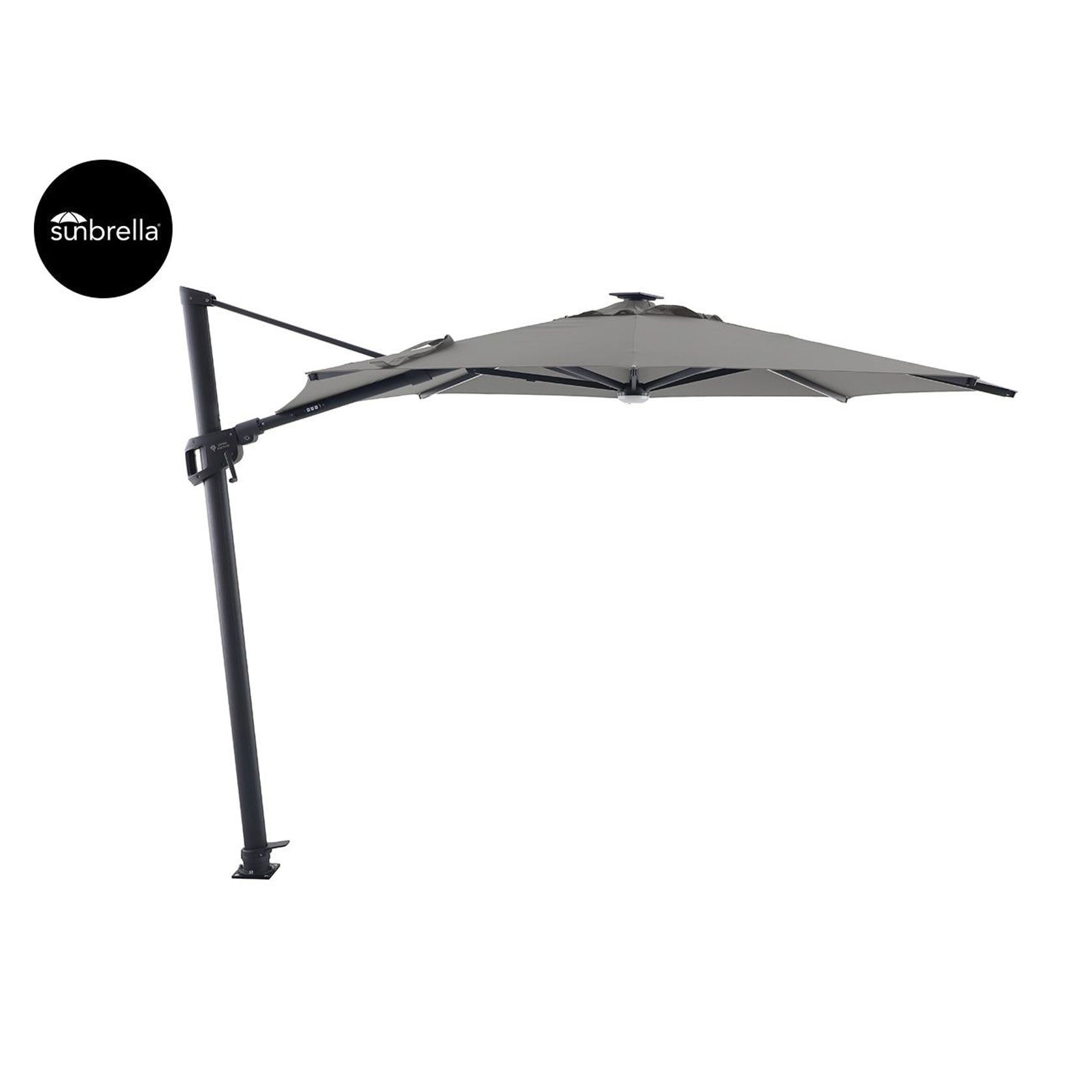 Agave 3m Round Cantilever Umbrella with Sunbrella Fabric gallery detail image