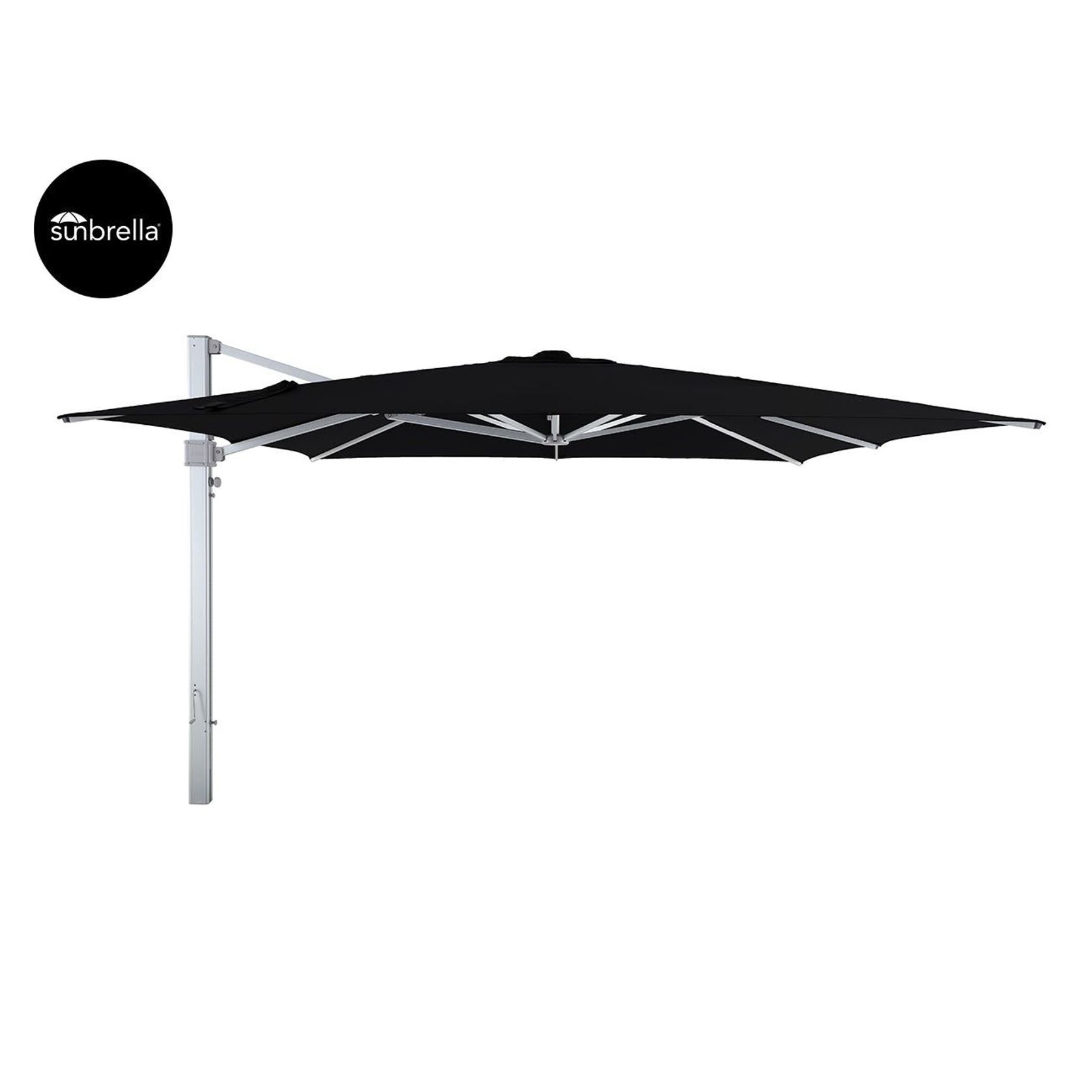 Agave 4m Square Cantilever Umbrella with Sunbrella Fabric gallery detail image