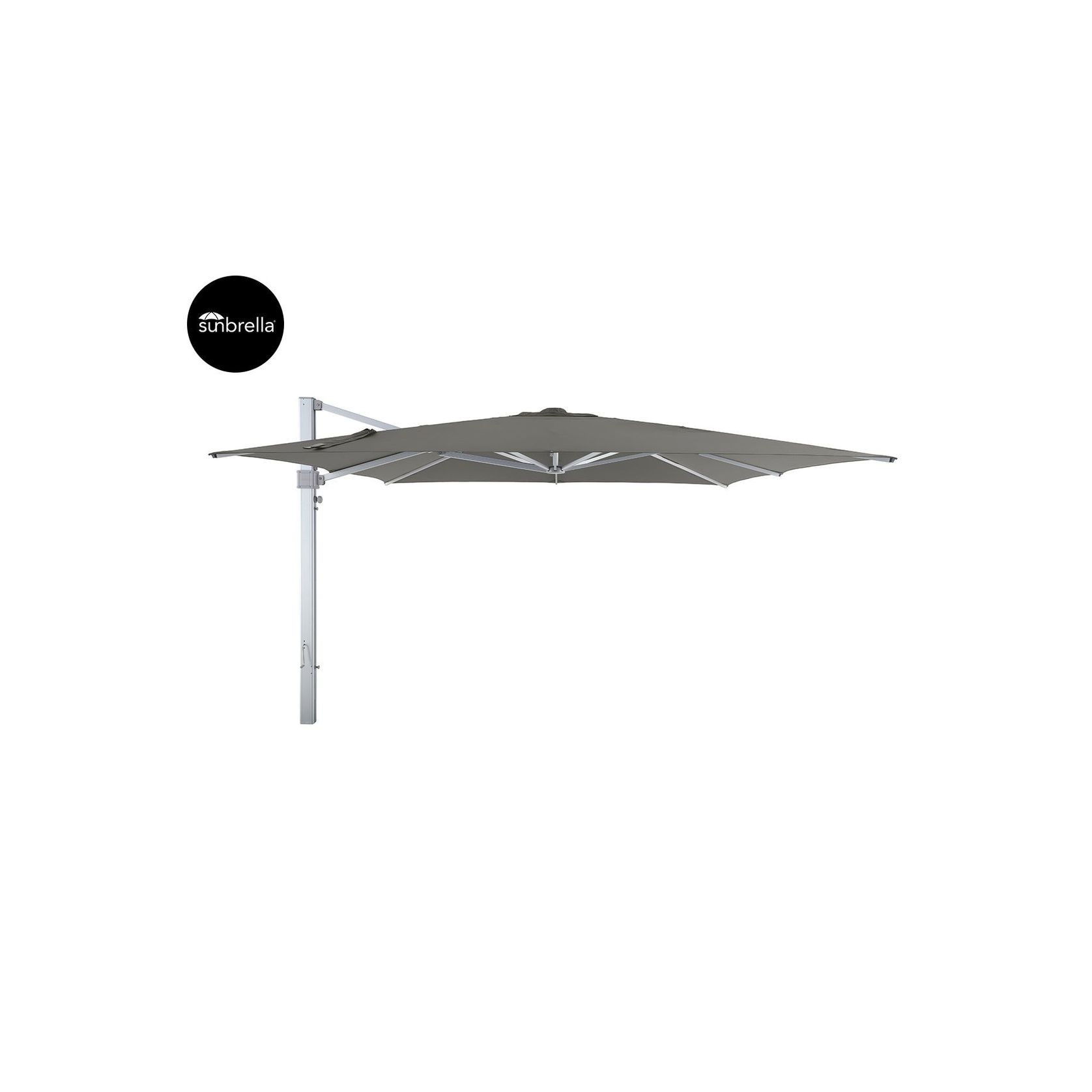 Agave 4m Square Cantilever Umbrella with Sunbrella Fabric gallery detail image