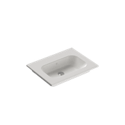 Casello 750 Centre Basin Vanity Top Matt White gallery detail image