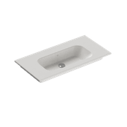 Casello 900 Centre Basin Vanity Top Matt White gallery detail image