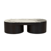 Soren Liv | Pluto Oval Marble Coffee Table gallery detail image