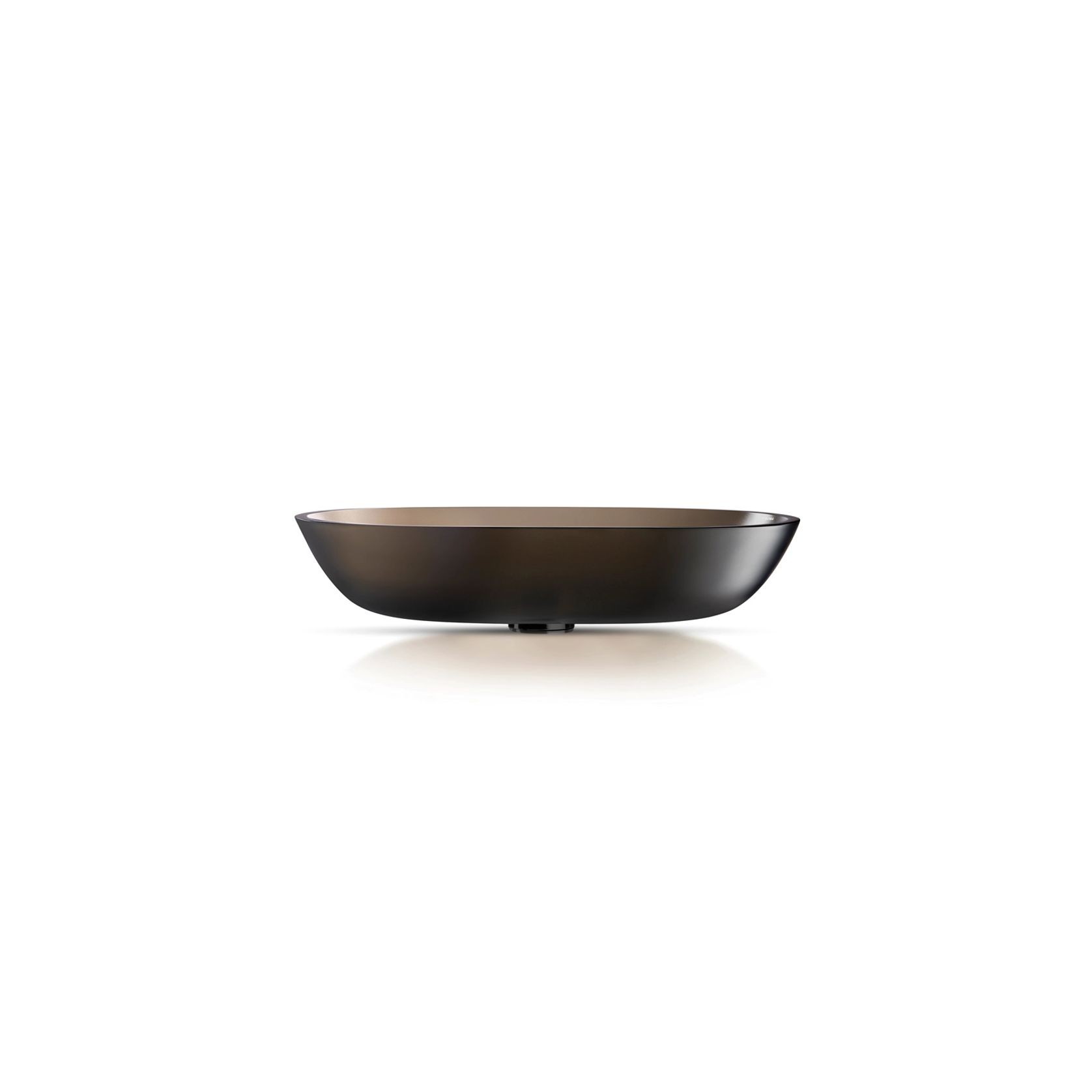 Cortina 570 Oval Vessel Basin Bronzo Satin gallery detail image