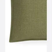 Hem Cushion 55cm x 55cm - Fossil Eucalyptus gallery detail image