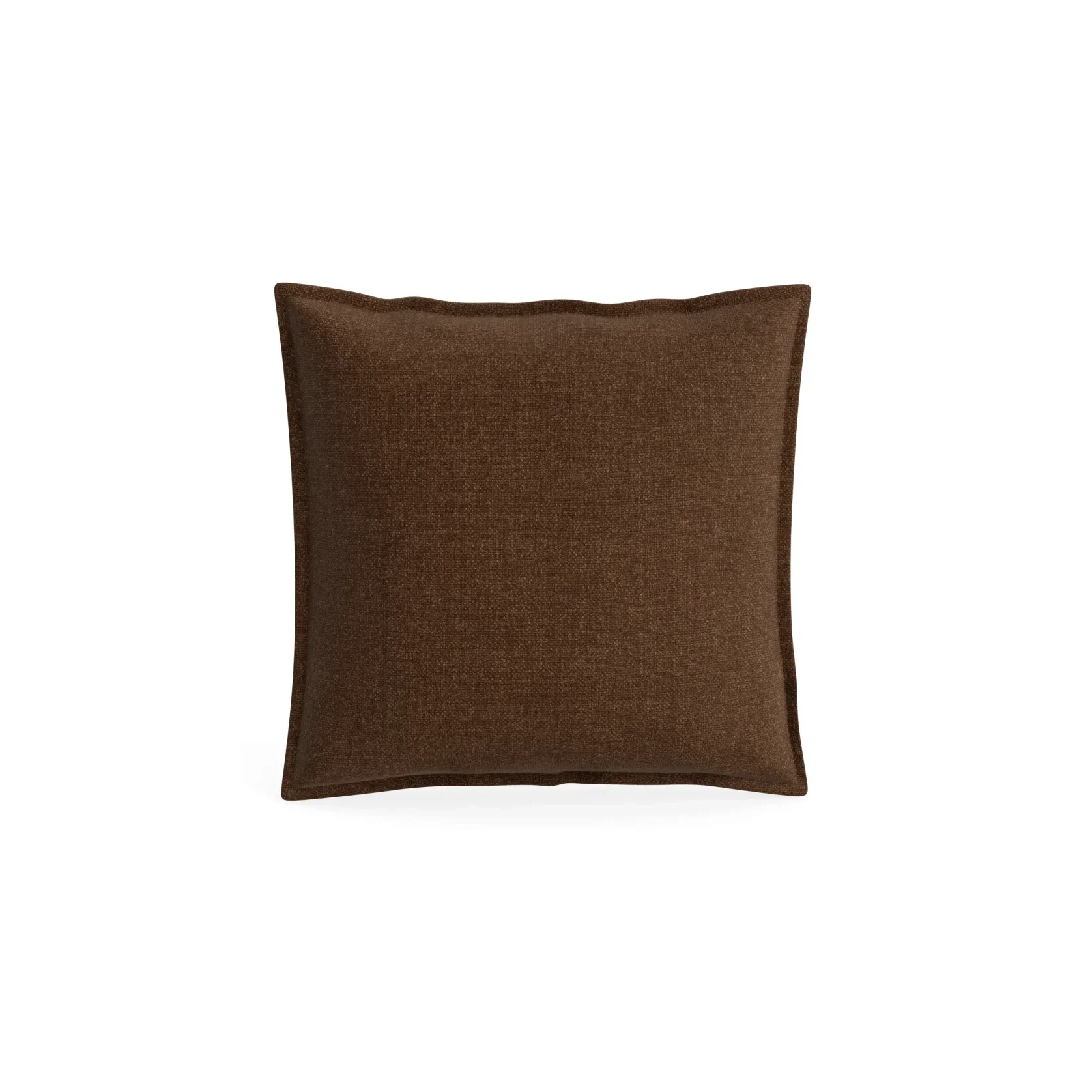 Hem Cushion 55cm x 55cm - Fossil Chocolate gallery detail image